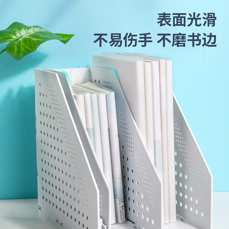 纵横78995三联折叠文件框(浅灰)(只)