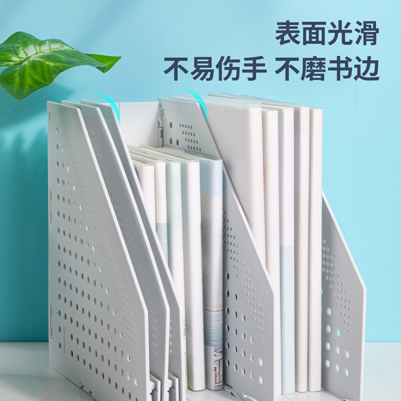 纵横78996四联折叠文件框(浅灰)(只)