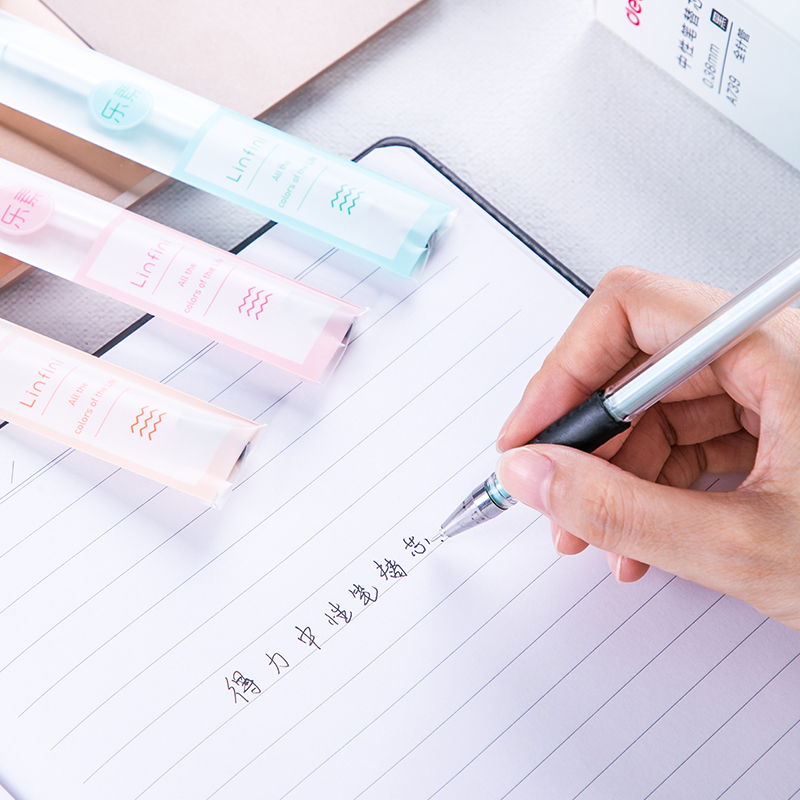 纵横A739中性笔替芯0.38mm全针管(黑)(支)
