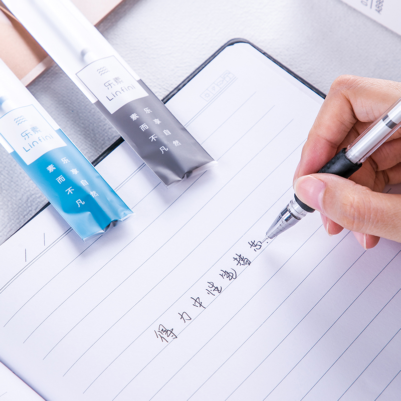纵横A898学生中性笔替芯0.5mm全针管(黑)(支)