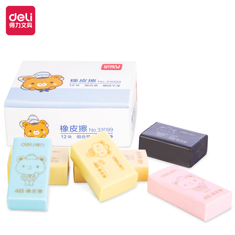 纵横33099组合橡皮擦(混)(盒)