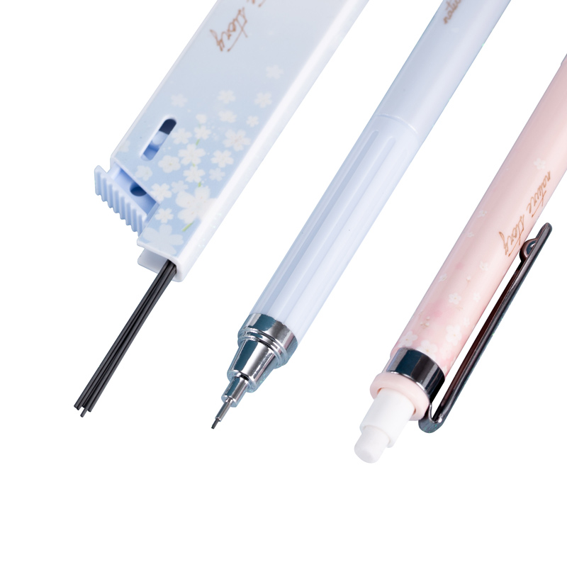 纵横33125樱花活动铅笔套装HB0.5-60MM(混)(卡)