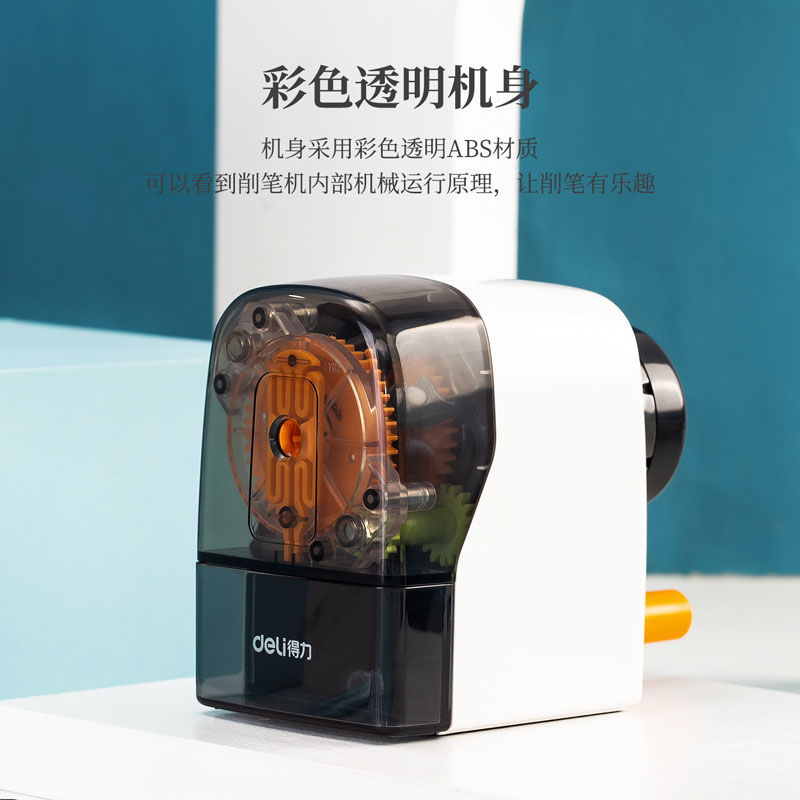 纵横71152削笔机(透明白)(只)