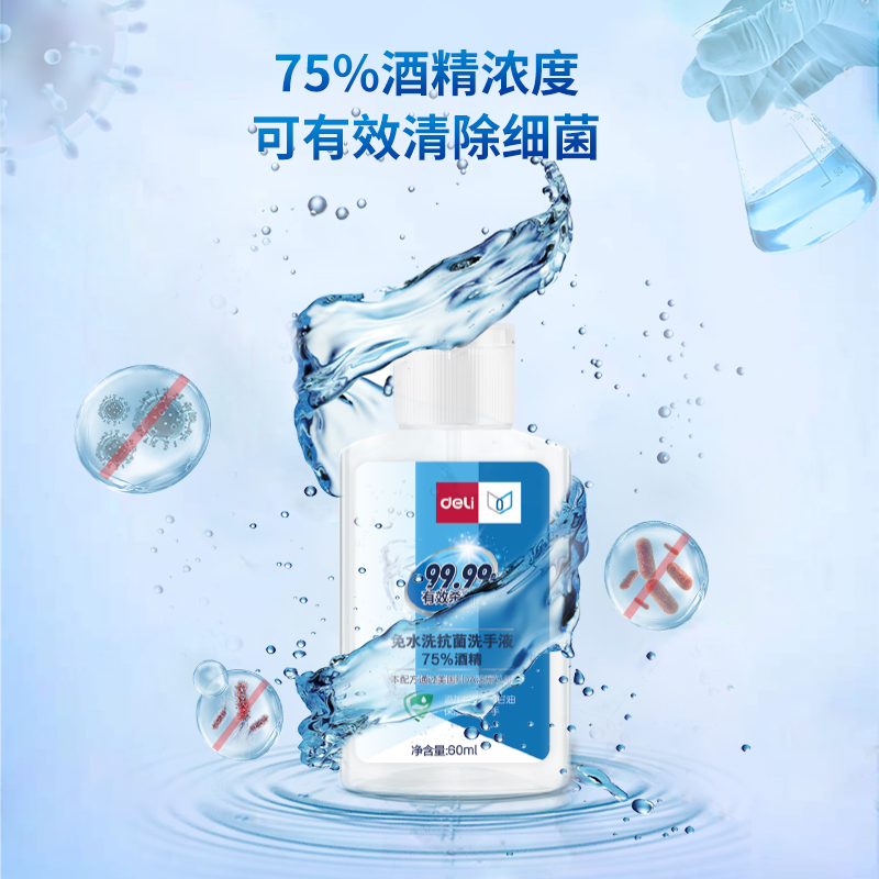 纵横31000免水洗抗菌洗手液(透明)(60ml/瓶)