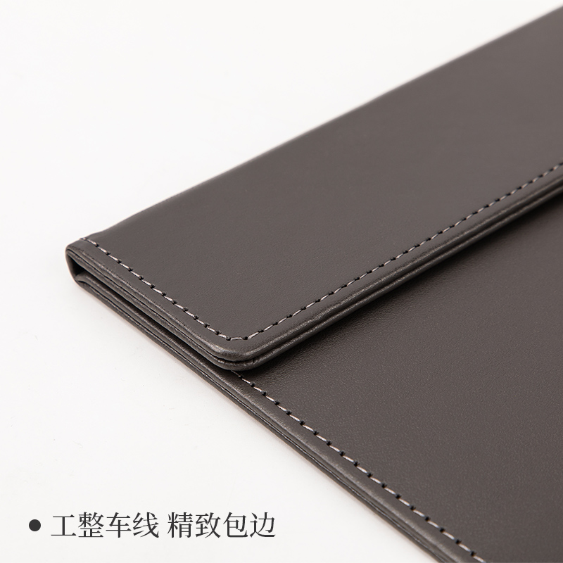 纵横64506_A4皮质单板夹(灰)(个)