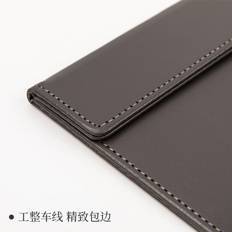 纵横64507_A5皮质板夹(灰)(个)