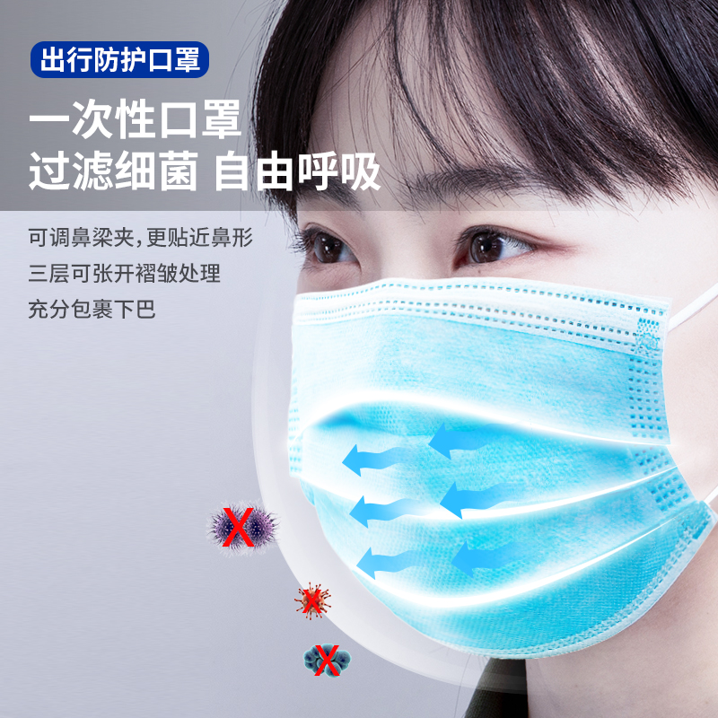 纵横31013消毒防护套装(透明)(口罩+湿巾+毛巾+消毒)