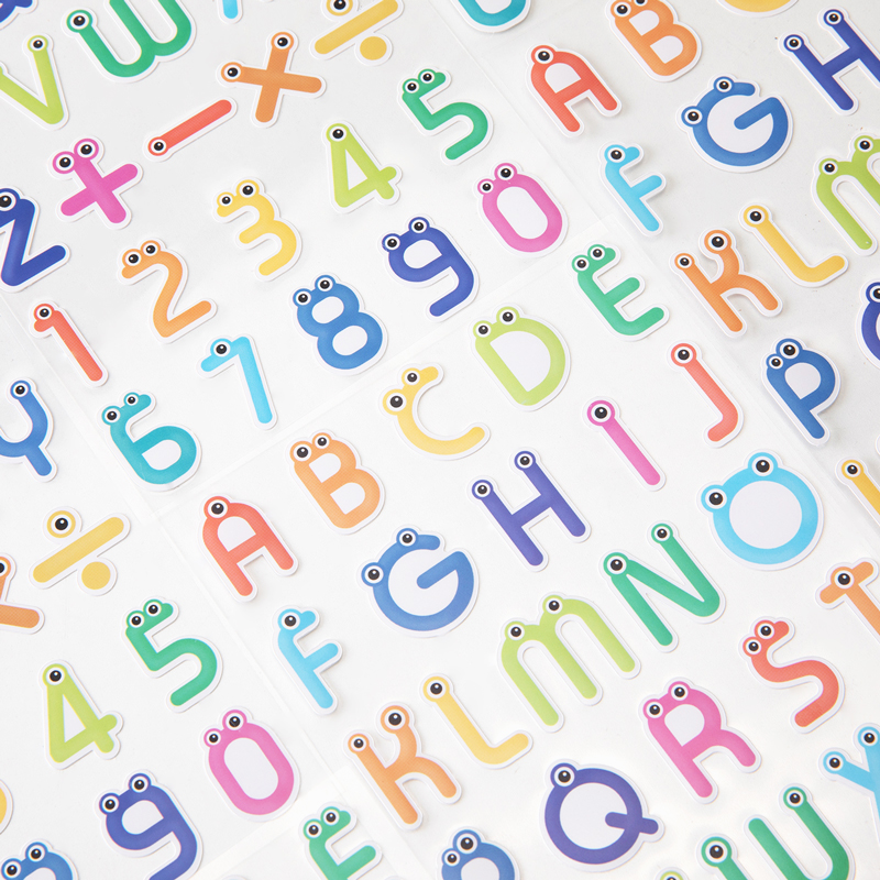 纵横25911字母数字贴(混)(袋)