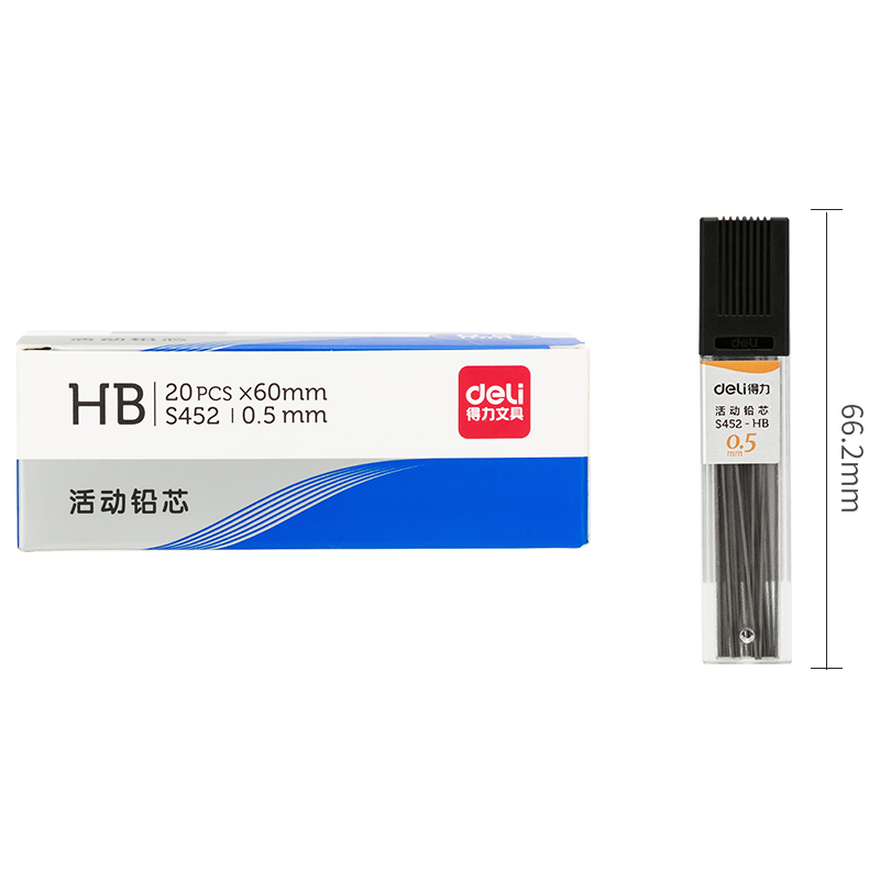 纵横S452活动铅芯HB0.5-60MM(混)(支)