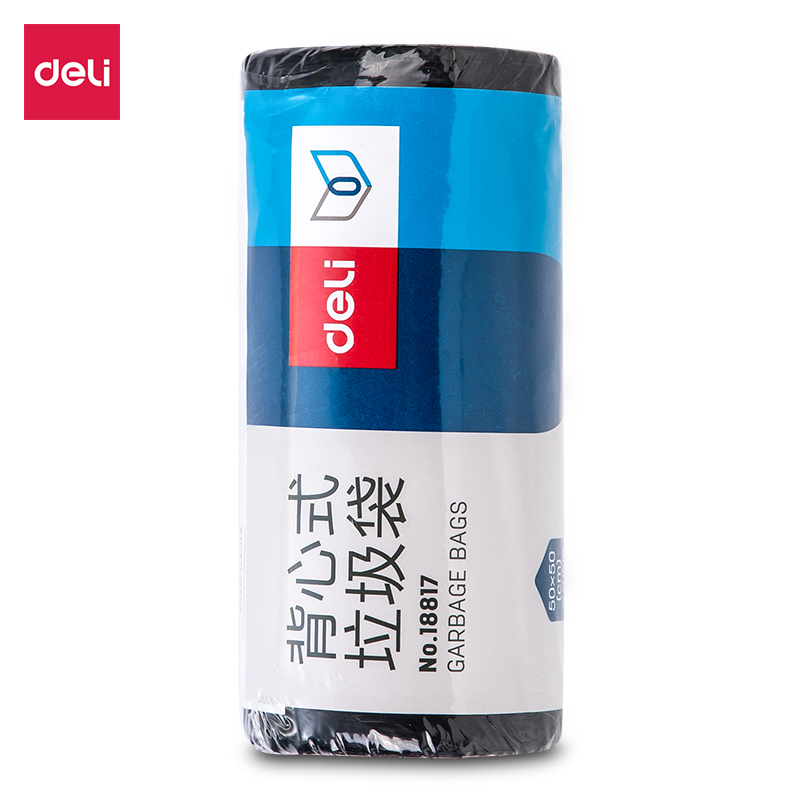 纵横18817背心式垃圾袋(黑)(单卷装，30只/卷)