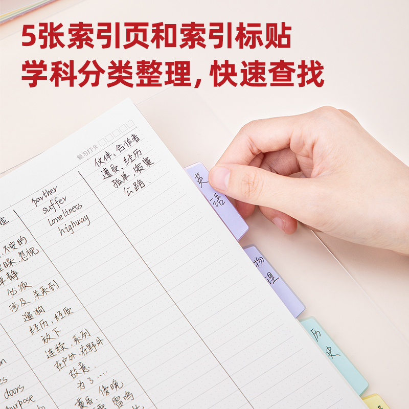 纵横24502高效笔记本(透明)(本)