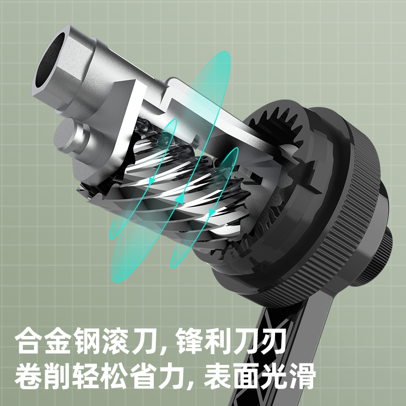 纵横71160手摇经典削笔机(银黑)(个)
