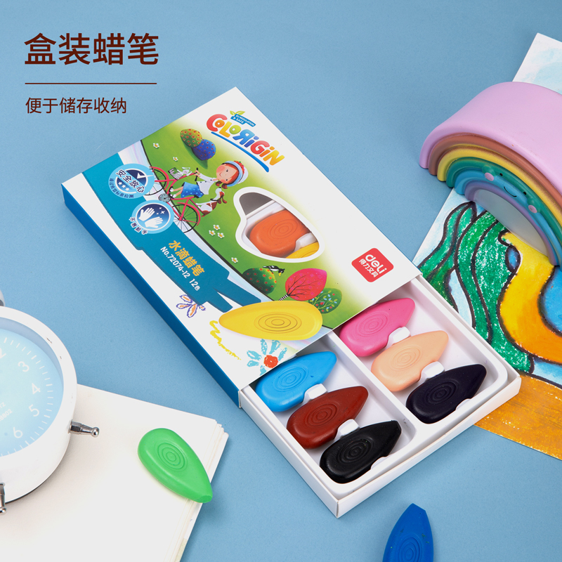 纵横72074-12_12色水滴蜡笔(混)(盒)