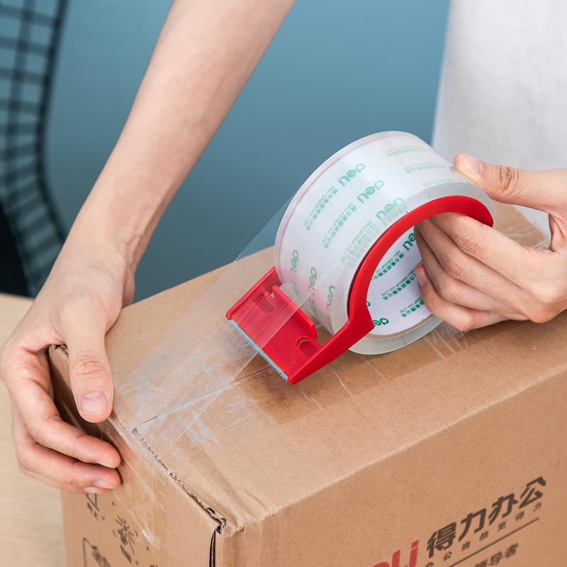 纵横30440静音封箱胶带48mm*100y*50um(1卷/热缩)(高透)