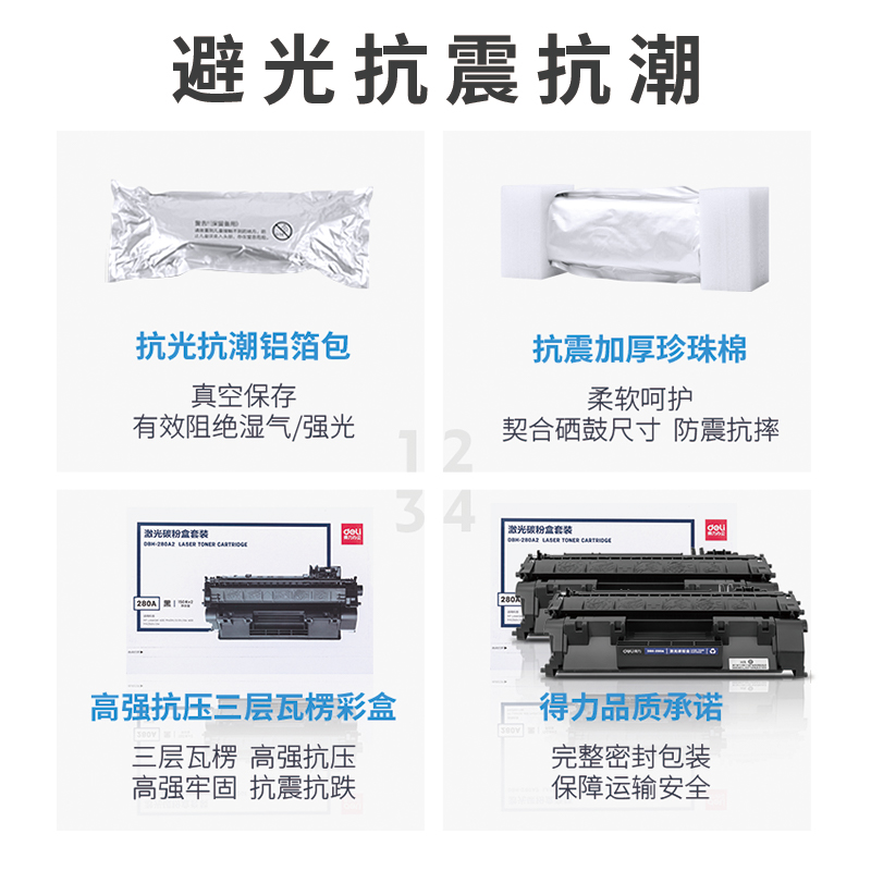 纵横DBH-280A2装激光碳粉盒套装(黑)(套)