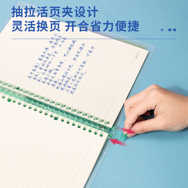纵横QHB560甜彩活页本(粉色)(本)