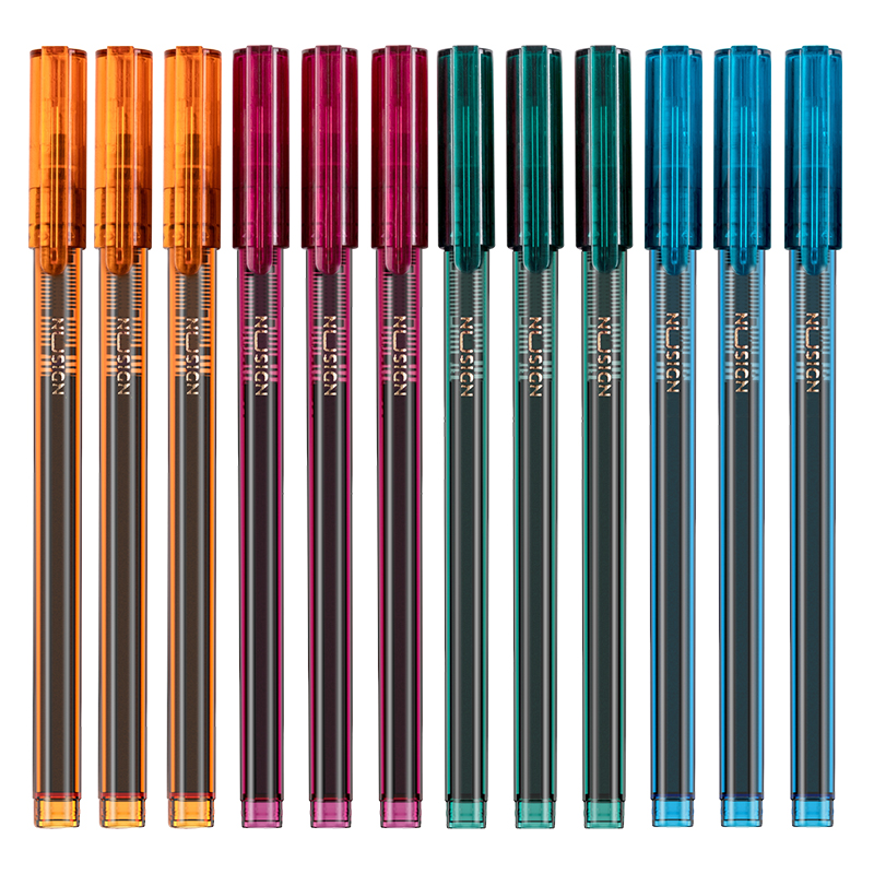 纽赛NS766直液式走珠笔0.5mm全针管(黑)(支)