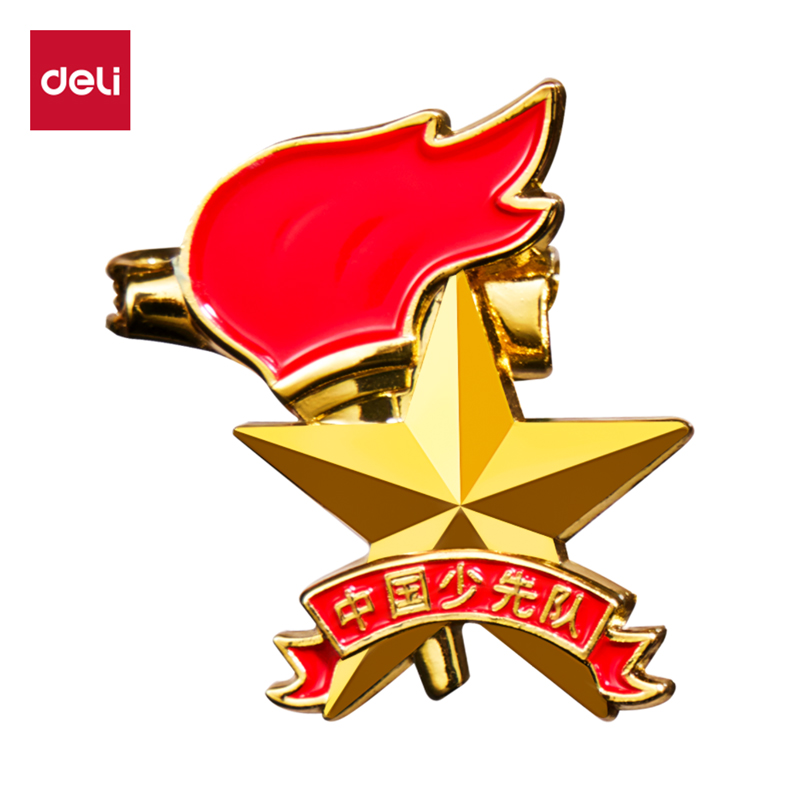 纵横50560少先队徽(金色)(6枚/袋)