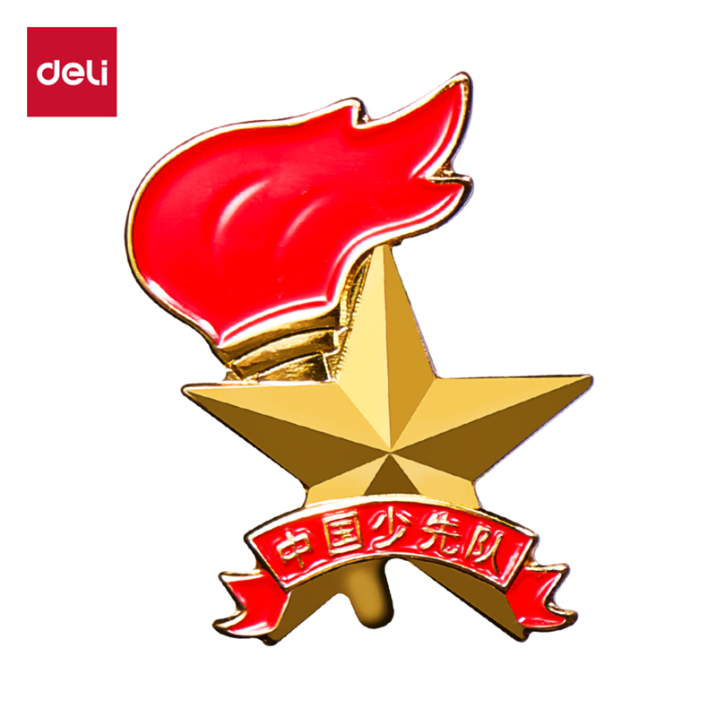 纵横50561少先队徽(金色)(6枚/袋)