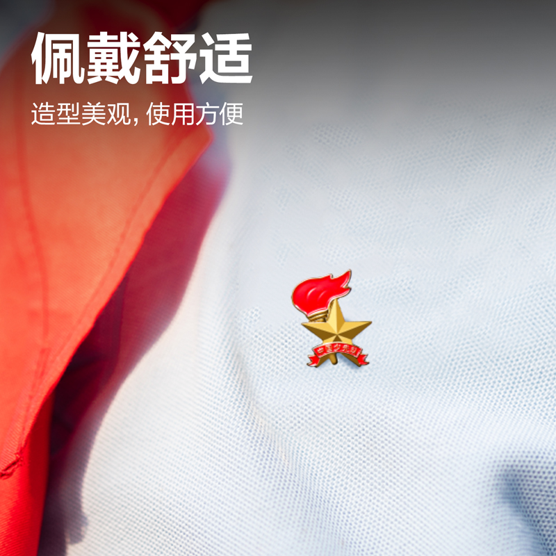 纵横50561少先队徽(金色)(6枚/袋)