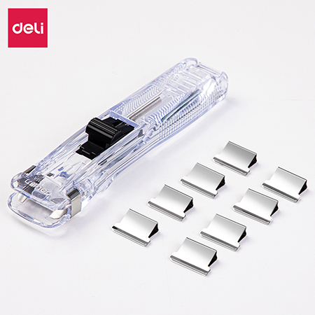 纵横8591A透明推夹器(透明白)(1pcs/卡)