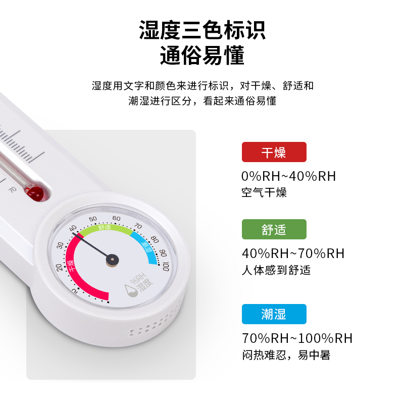 纵横8848煤油温湿度计(白)(把)