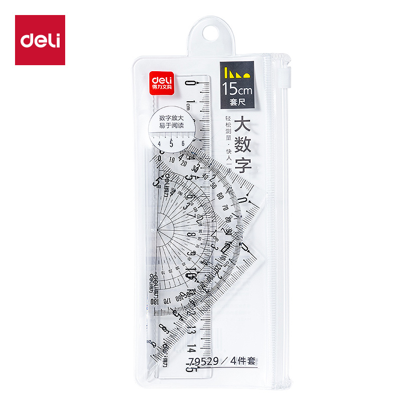 纵横79529易读取套尺15cm(透明)(套)