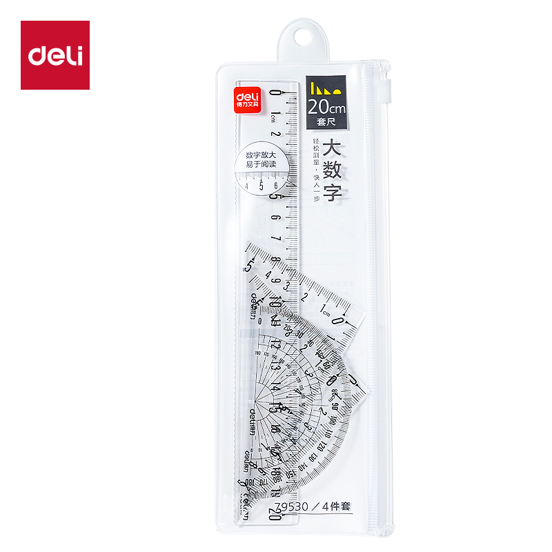 纵横79530易读取套尺20cm(透明)(套)