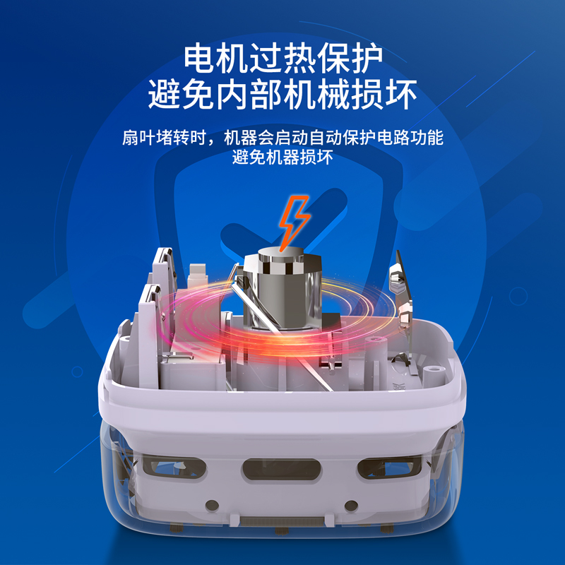 纵横18888学生桌面清洁器(浅紫)(个)