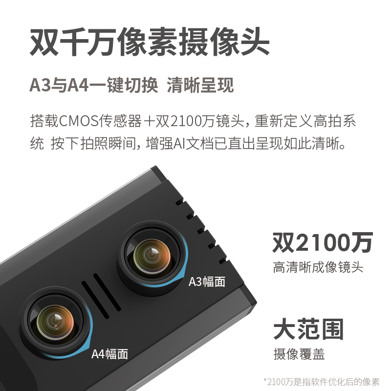 纵横15162高拍仪A3软垫(灰)(台)