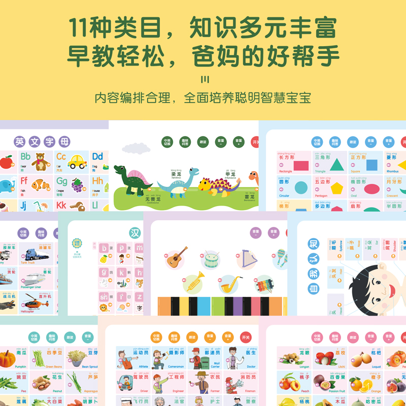纵横83652有声点读本(黄)(盒)