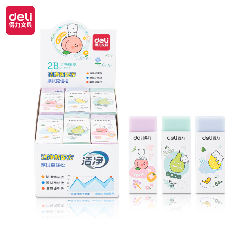 纵横71121洁净橡皮擦(混)(块)