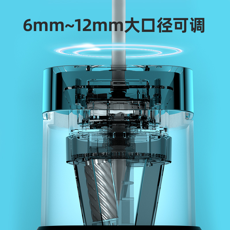 纵横71205大口径电动削笔机(珠光蓝)(只)