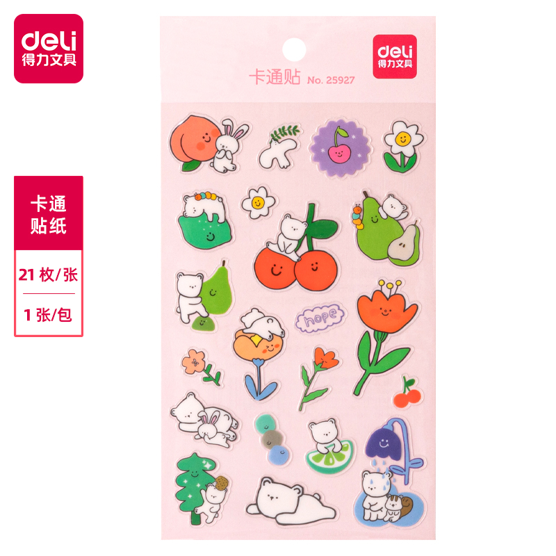 纵横25927卡通贴(混)(袋)