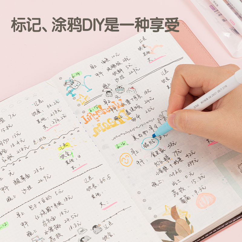 纵横S746普通爆款荧光笔(混)(盒)