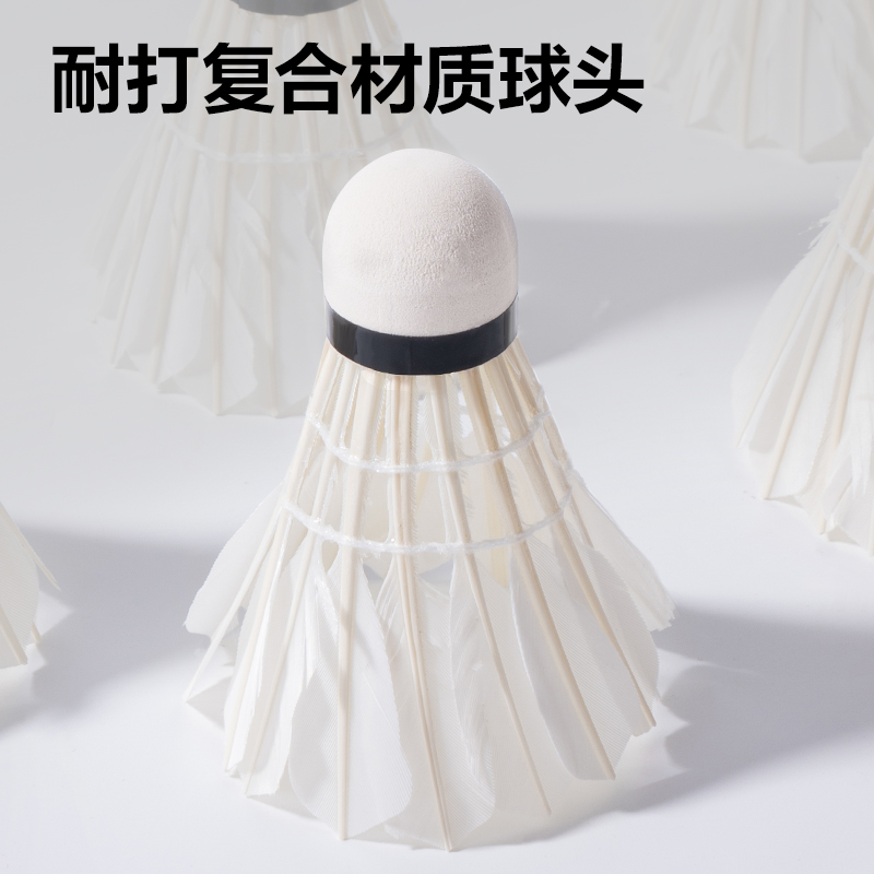 安格耐特F2202S羽毛球(白)(12只/筒)