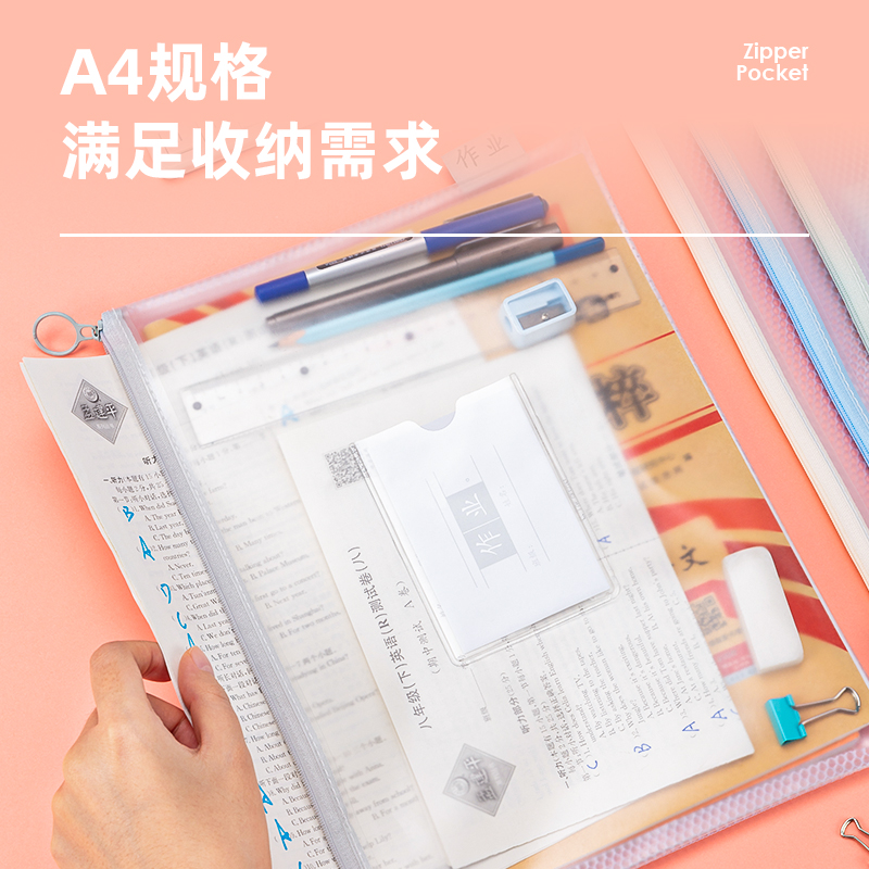 纵横72648学科拉链袋(混)(个)