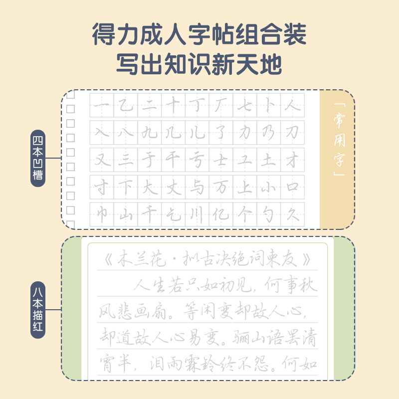 纵横75319逸字帖(蓝色)(套)