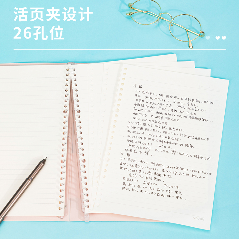 纵横HB540畅彩活页本(畅彩粉)(本)