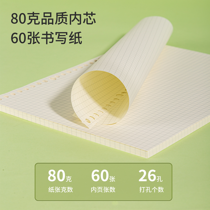 纵横NB560-1活页替芯(方格)(本)