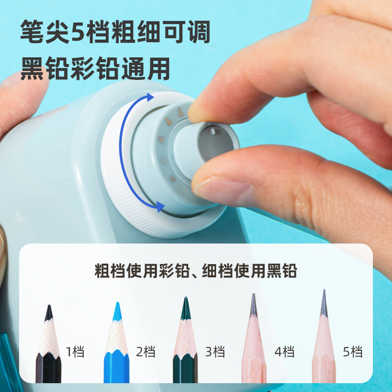纵横71171削笔机(浅灰)(个)