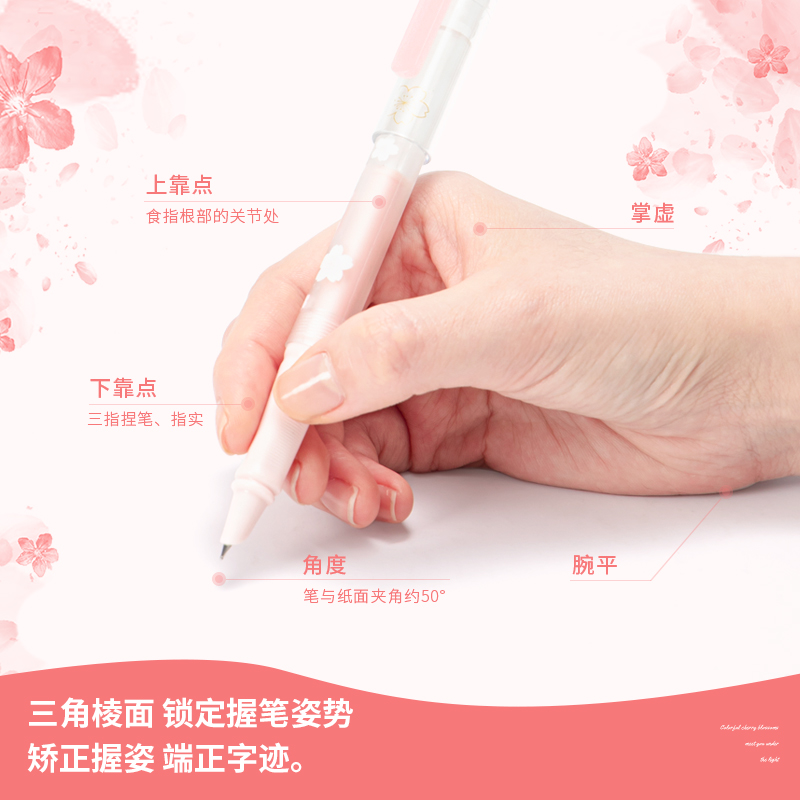 纵横A938练字钢笔(晶蓝)(1笔+6墨囊/卡)