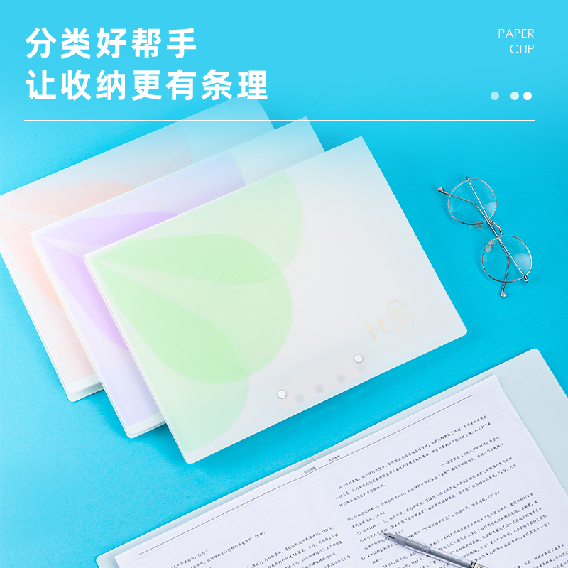 纵横64522粉享季试卷夹(混)(个)