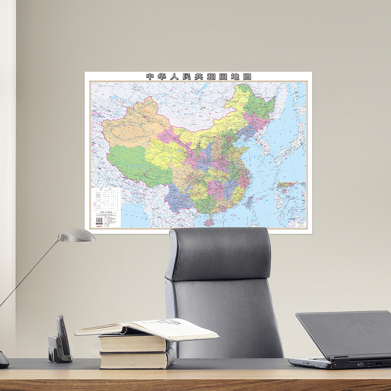 纵横18074中国地图(本色)(袋)