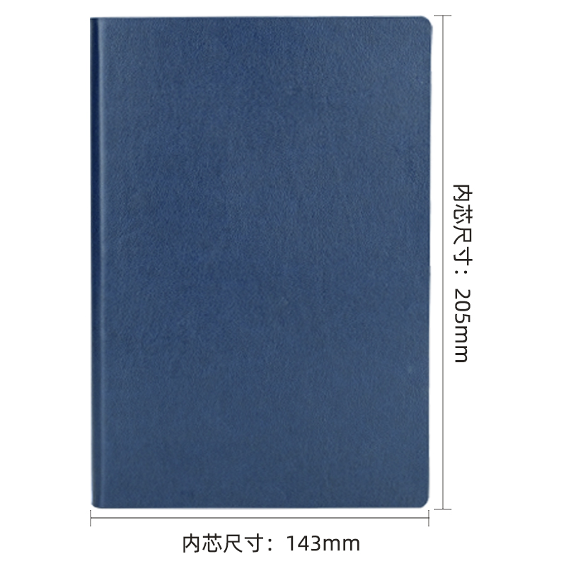 纵横22264记事本205mm*143mm(蓝色)(本)