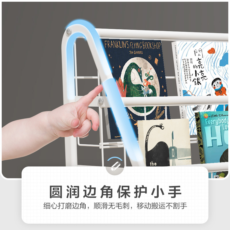 纵横87202绘本架 小号(白)(个)