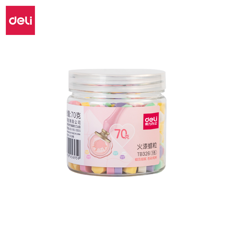 纵横TB326火漆蜡粒(粉色)(罐)