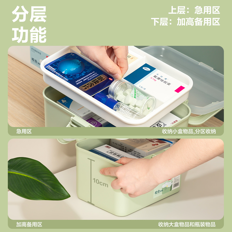 纵横PK115多功能收纳箱(白色)(箱)