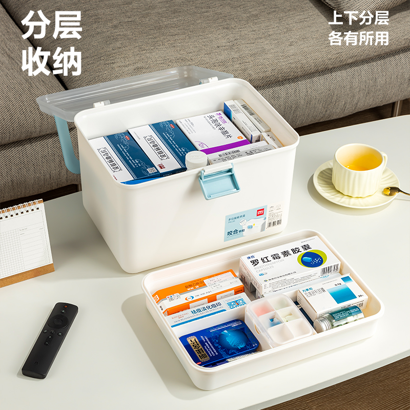 纵横PK116多功能收纳箱(白色)(箱)