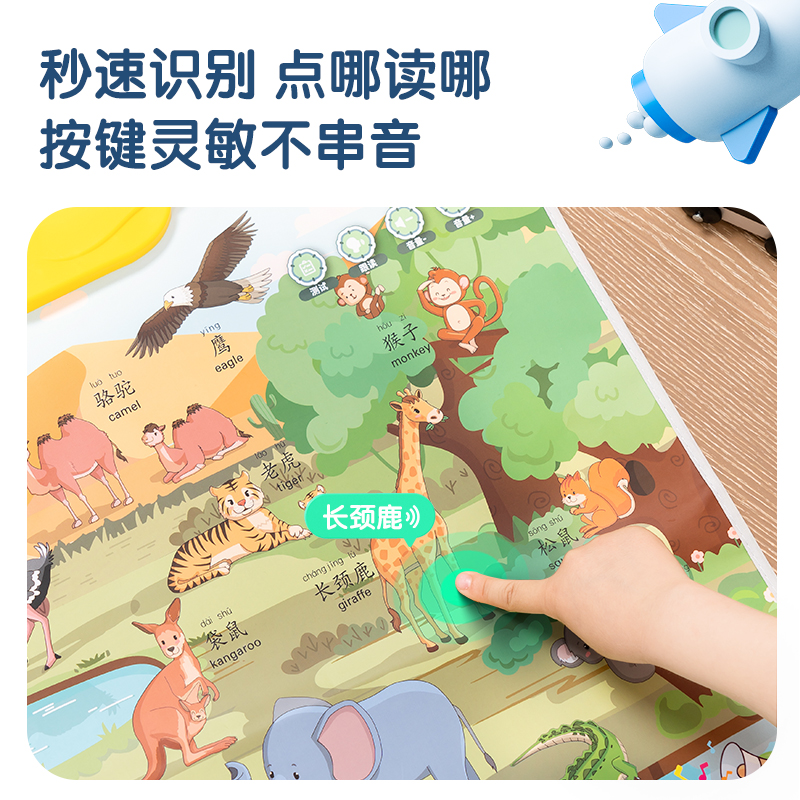 纵横YZ101有声挂图-动物世界(混)(张)
